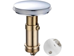 Tapón De Bloqueo Pop-up Para Baño, 2 Piezas, 38mm, Acero Inoxidable Y Latón, Para Lavabos De Baño Y Cocina