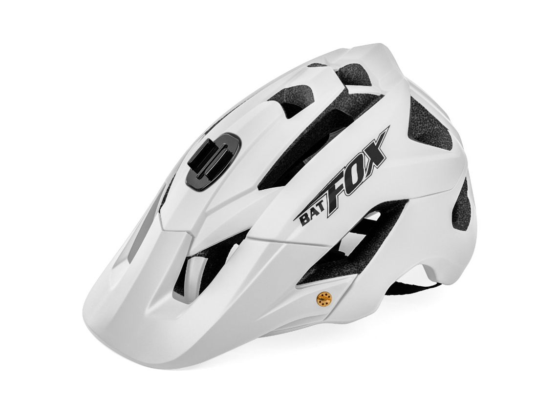 Cascos De Bicicleta De Montaña Para Adultos Y Adolescentes (56-62 Cm, Blancos)