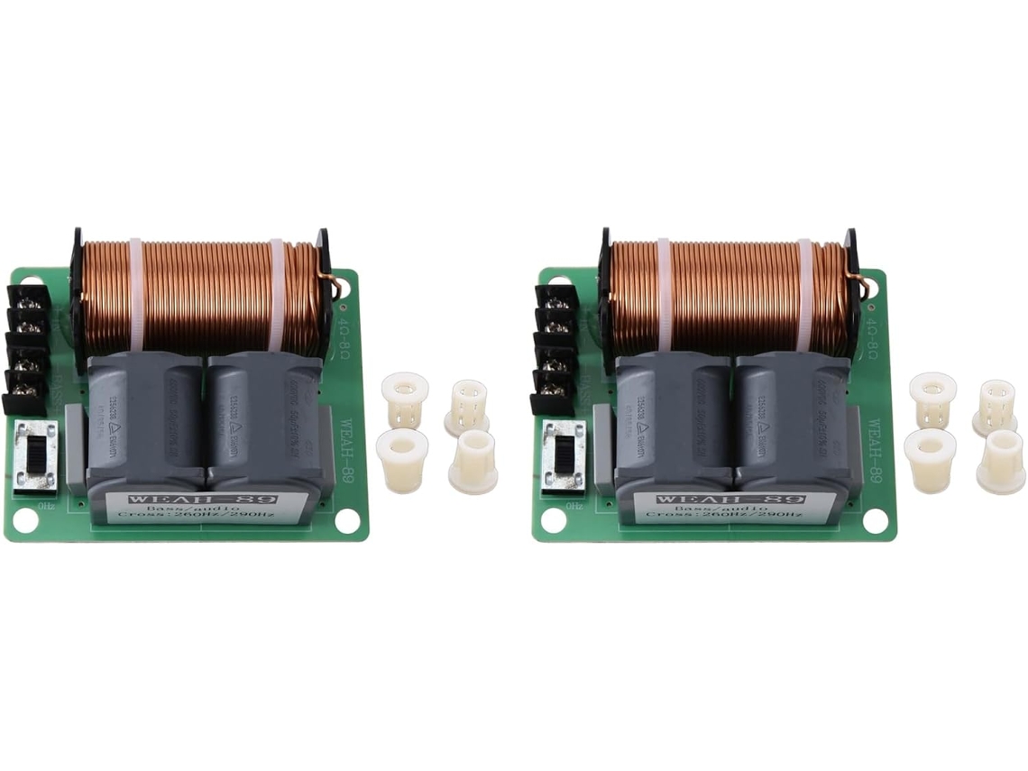Subwoofer Con Crossover De Graves Puros De Alta Potencia De 2 X 1500 W