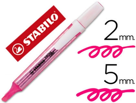 Marcador Stabilo Marcador Fluorescente Swing Cool Rosa