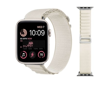 Correa Alpine G-Hook Ajustable Apple Watch Series 5 40Mm Blanco