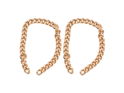 Cordones de cobre de 10 m para hacer joyas, bolsos, collares y pulseras. Oro.