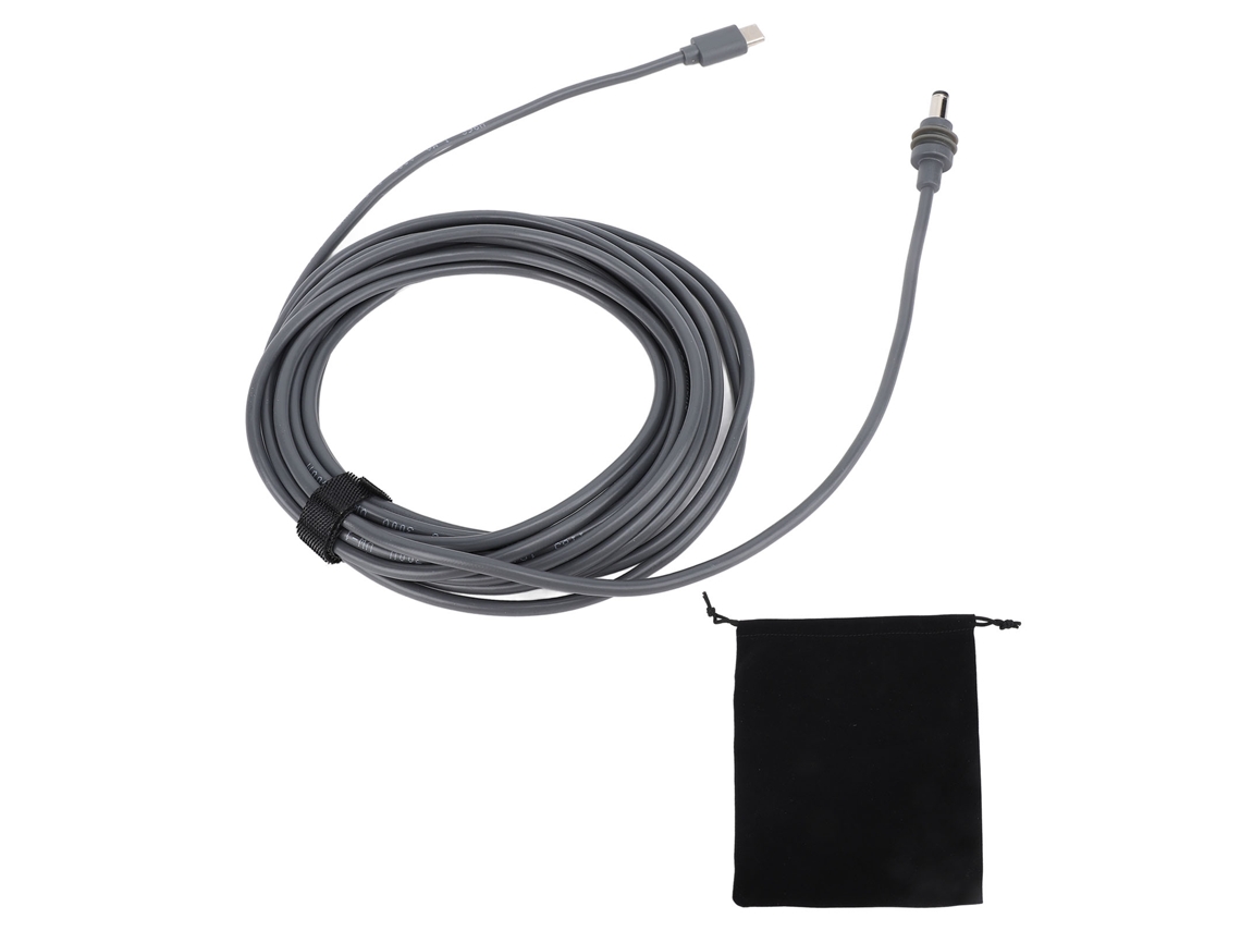 Cabo De Alimentação Usb C Para Dc 18awg Resistente À Água Para Satélite 2.5m/8.2ft