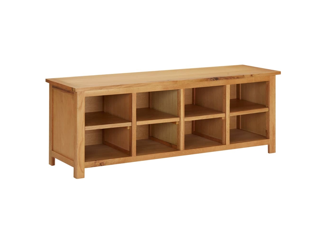 Zapatero Organizador en Madera de Roble Maciza 114X37X45 Cm