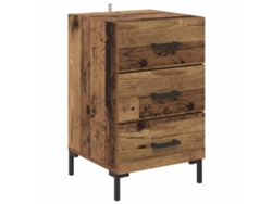 Maison Exclusive - Armario De Noche Con Cajón Madera Vieja 40 X 40 X 66 Cm