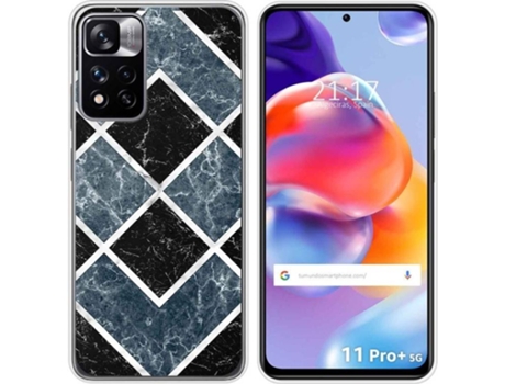 Carcasa para Xiaomi Redmi Note 11 Pro+ Plus 5G TUMUNDOSMARTPHONE Dibujos Mármol 06 Multicolor