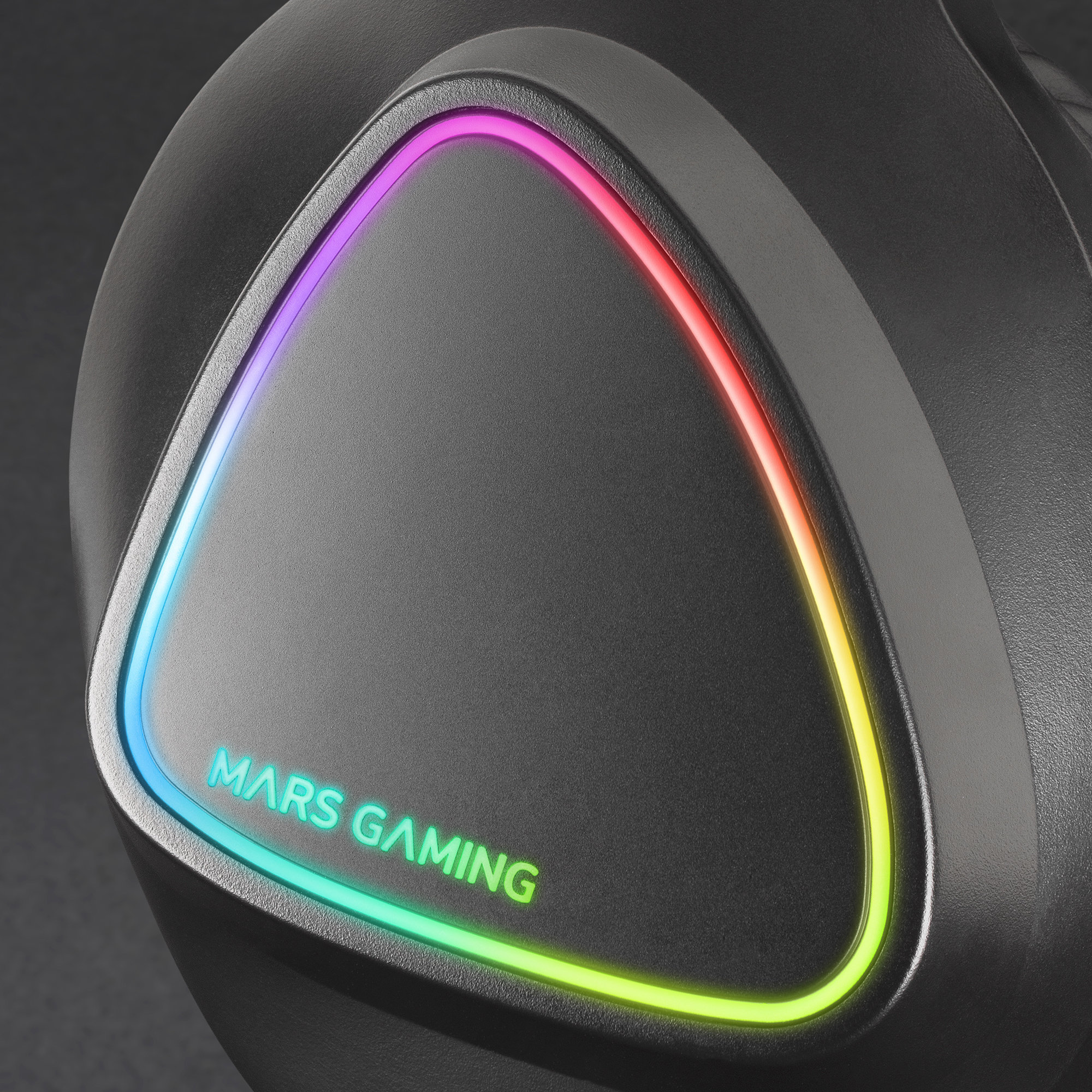 Auriculares Para Juegos Rgb Flow MARS GAMING Mh222 Over Ear Negro