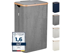 Cesto De Ropa Con Tapa, 100 Litros, Gran Capacidad, Buena Ventilación, Duradero, Con Bolsa De Ropa Extraíble, Limpieza Profunda.