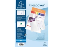 Cubierta con Elástico EXACOMPTA Kreacover A4 Blanco