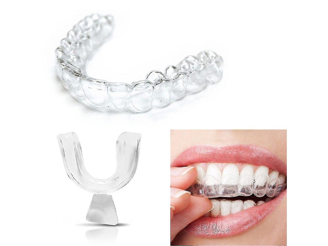 TRUYUETY Kit De Clareamento E Proteção Dental, Moldeiras Termoformáveis, Protetor Bucal Para Ajuste Personalizado, Fácil De Usar, Conjunto Com 4 Peças, Realçan