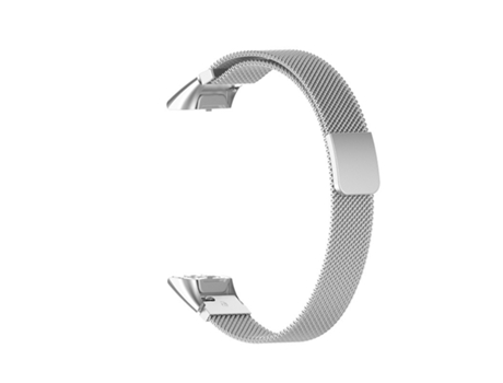 Correa de reloj inteligente para Samsung Galaxy Fit SM-R370 milanesa (plateada)