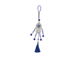 Adorno Colgante Para Coche Ojo Azul Buena Suerte Decoración Espejo Coche Plata Hogar Mochila