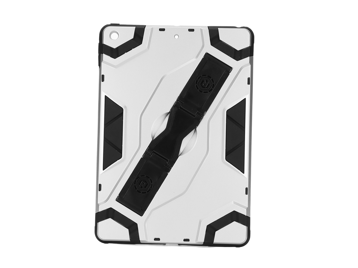 Capa Protetora Para Tablet Ios 9 8 7 Prata Resistente A Arranhões Com Suporte Multifuncional