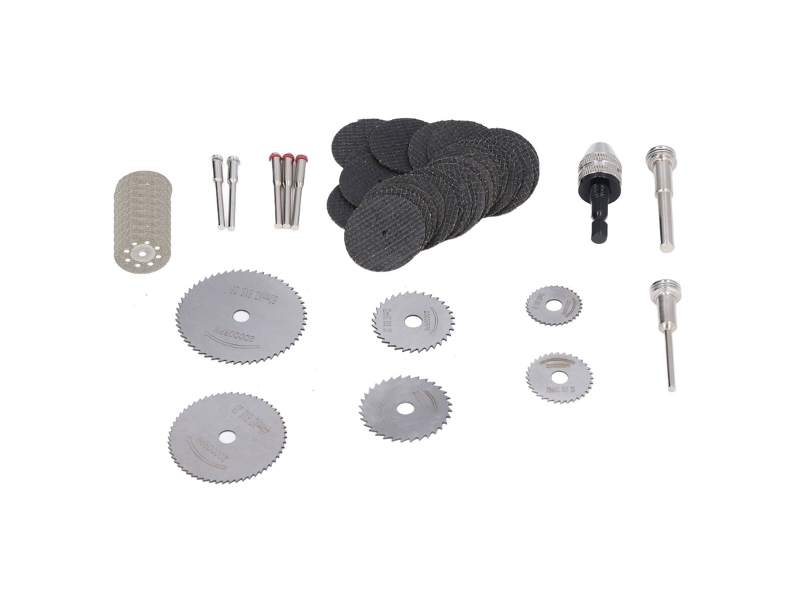 Kit De 60 Hojas De Sierra Circular Y Discos De Corte Para Madera, Plástico, Vidrio Y Metal.