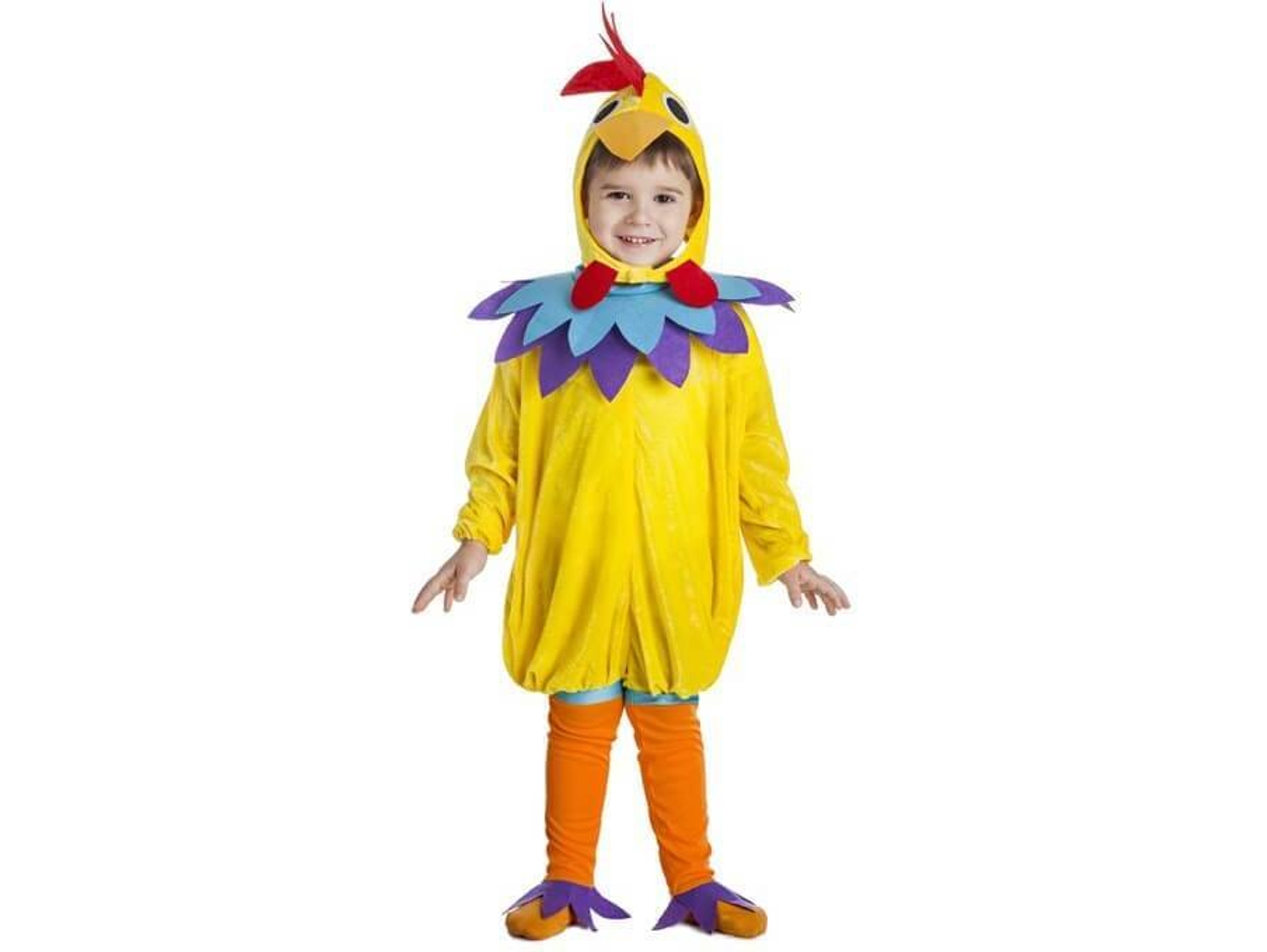 Disfraz de Niño DISFRAZZES Pollo Amarillo (Talla: 10 a 12 años)