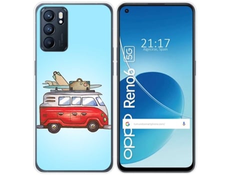 Carcasa Oppo Reno 6 5G TUMUNDOSMARTPHONE Dibujos Multicolor