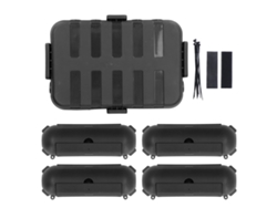 5 Fundas Impermeables Ip54 Para Cables De Extensión Para Cajas De Conexiones Eléctricas Exteriores, Color Negro.