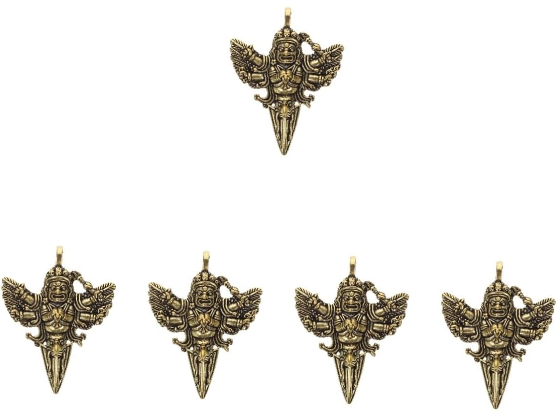 4 Piezas De Colgante Con Argolla Para Mazo De Demonio, Mini Colgante Vajra, Colgante Para Collar, Dijes