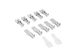 2026-as-kit De 200 Conectores De Cable Latón Galvanizado Impermeable Aislado 4.8mm Componente Electrónico