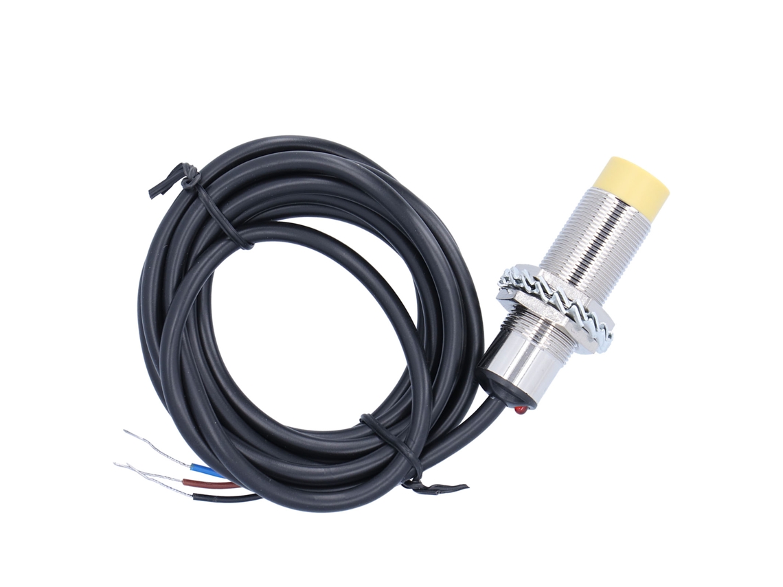 Sensor de proximidad impermeable de 3 hilos DC6-36V M18TOSD-04-504 PNP normalmente abierto
