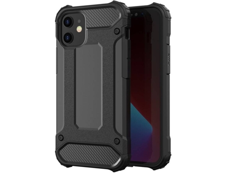 Carcasa iPhone 12«12 Pro LMOBILE Anti Shock Negro