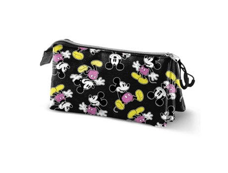 Mickey Mouse Pop Estuche Portatodo Triple ECO, Negro