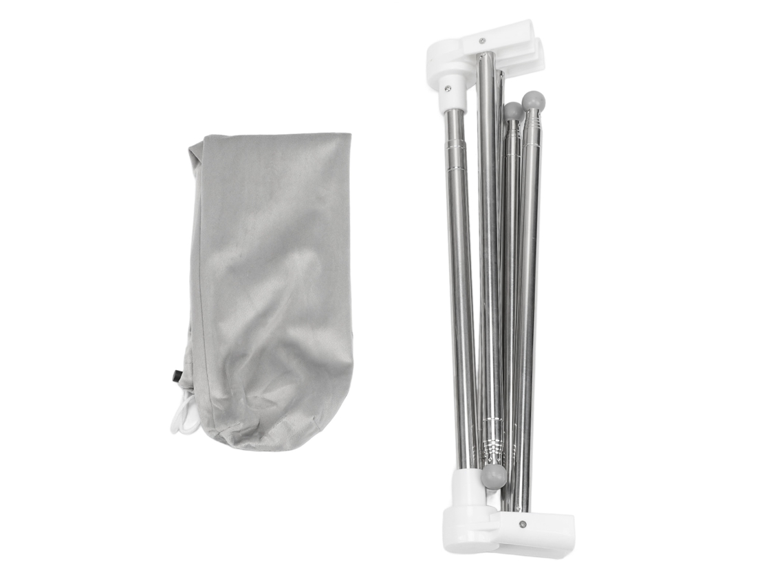 Perchero plegable y extensible portátil