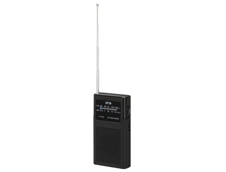 Radio SPC Icy Max (Analógico - AM/FM - Pilas - Negro)