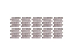 10 Pegatinas De Pared Autoadhesivas Con Diseño De Azulejos Cerámicos Tridimensionales Para Decoración