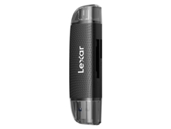Lector de tarjetas SD/microSD Lexar LRW310 de doble ranura con USB 3.1 AEC