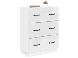 Maison Exclusive - Cajonera Brillante 66 X 34,5 X 87 Cm Madera De Ingeniería