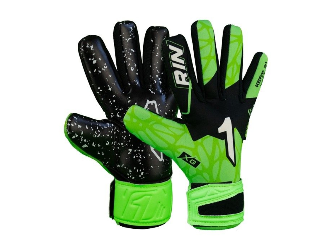 Guantes de portero Rinat Dominius As Verde/Negro Transpirables Máxima comodidad