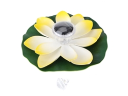 Lámpara Solar Led Flotante Con Forma De Loto, Que Cambia De Color, Resistente Al Agua, Para Jardín Y Piscina.