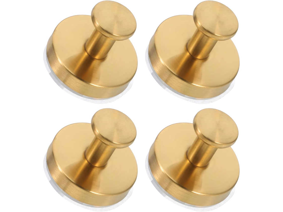 Juego de 4 ganchos de pared con ventosas para abrigos CHABERLU