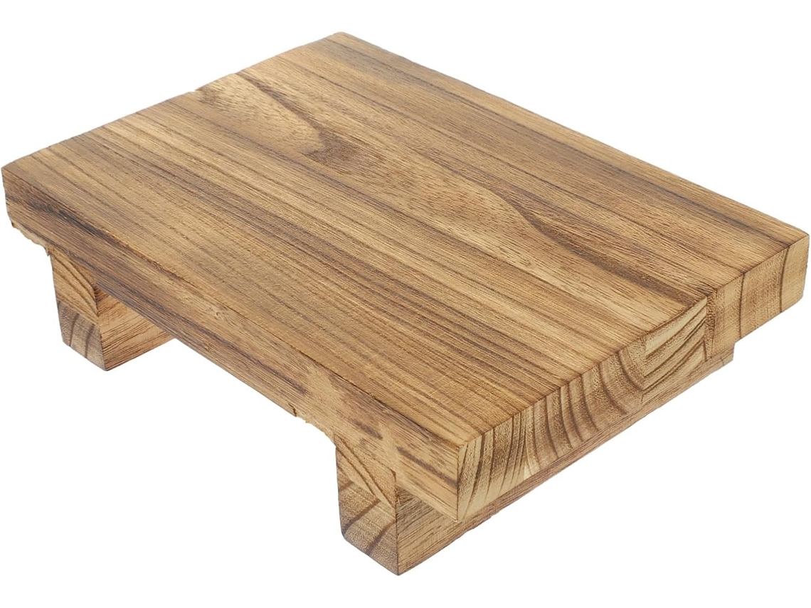 Taburete Pequeño De Madera De Estilo Vintage, Antideslizante Y Duradero, Estante De Almacenamiento Multifuncional Para La Sala De Estar.