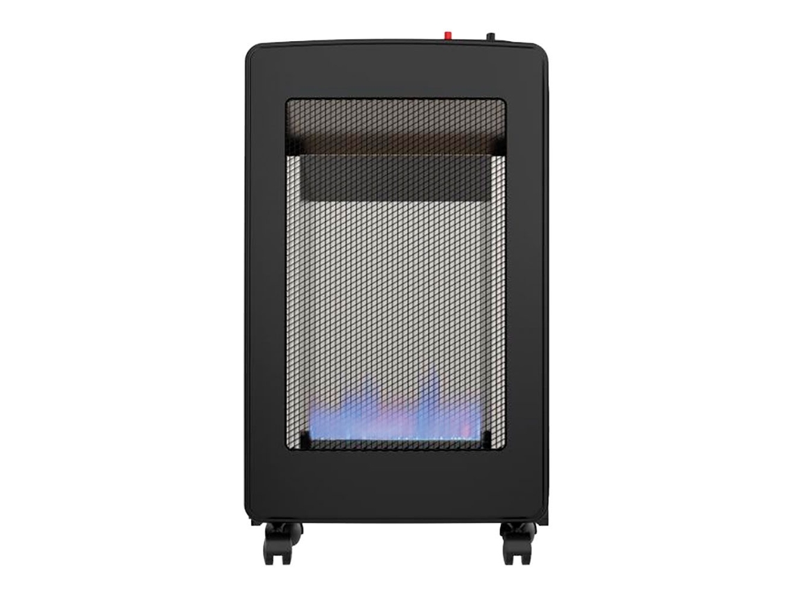 Chimenea de Gas Interior Llama Plegable Azul Fulmo Negro Larga CONFORHOME