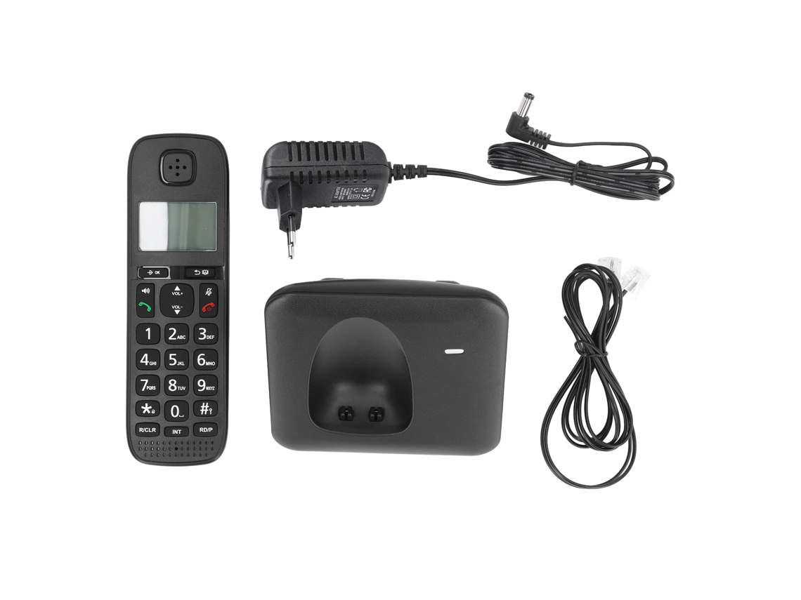 Teléfono inalámbrico MALI con identificador de llamadas para múltiples dispositivos, pantalla LCD de 1,6 pulgadas | Sin marca