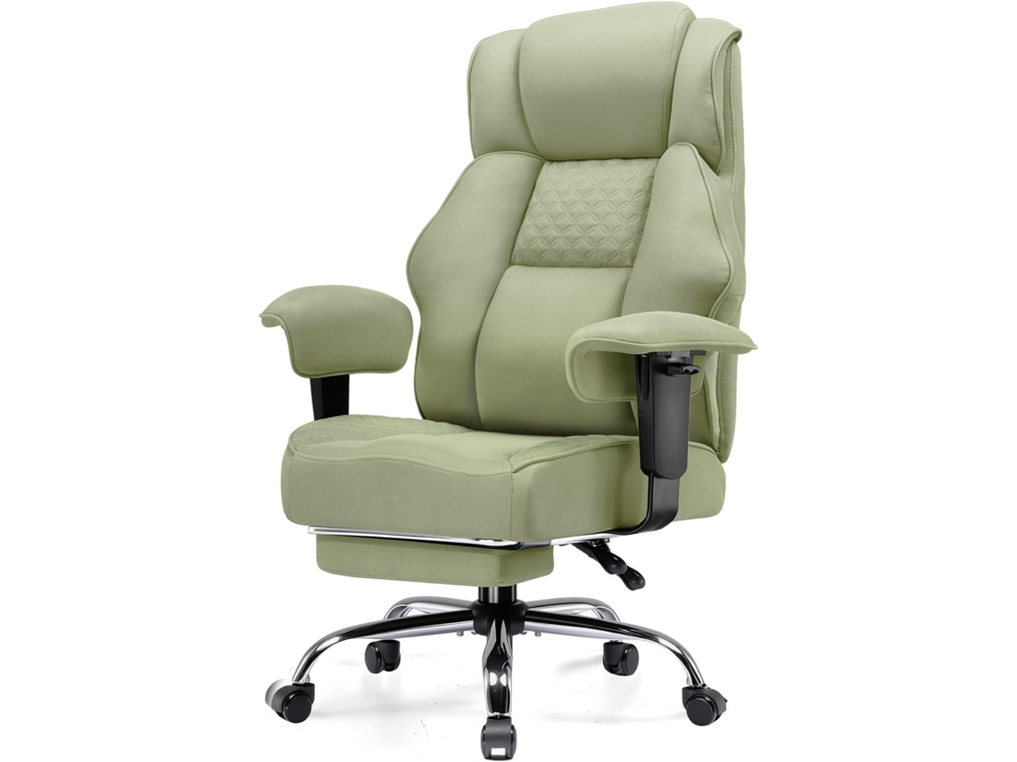 Gtplayer Silla Gamer Ergonómica Para Computadora Y Oficina, Tejido De Alta Calidad, Asiento Amplio, Verde