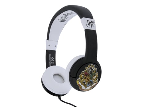 Auriculares Harry Potter Hogwarts Crest Alámbrico Diadema OTL TECHNOLOGIES Negro