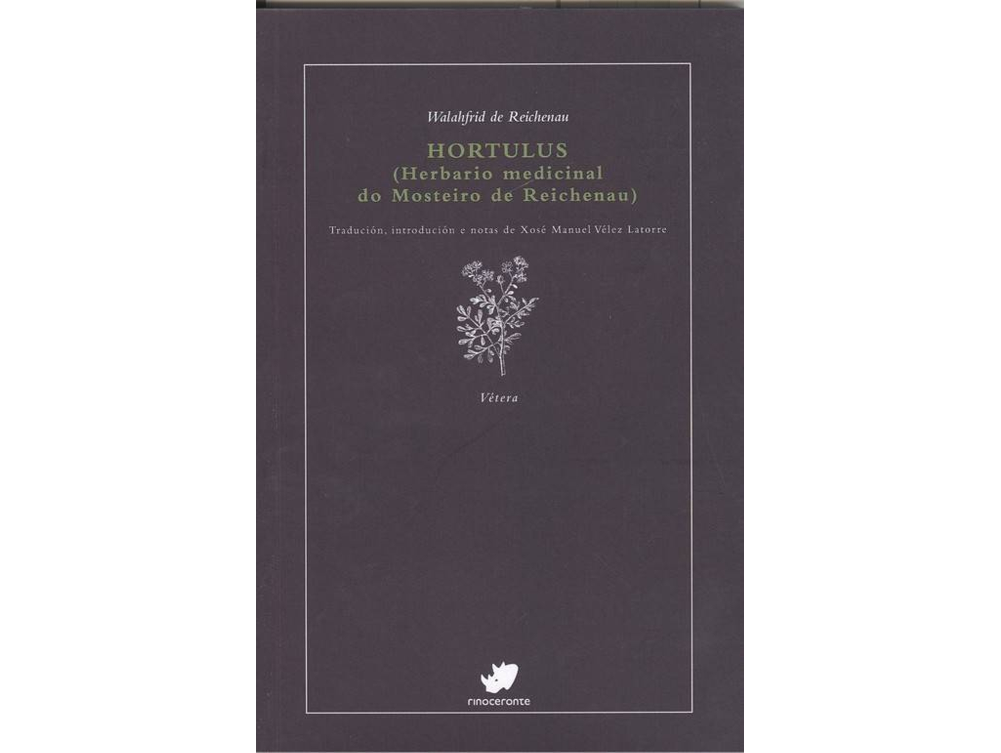 Libro Hortulus (Herbario Medicinal Do Mosteiro De Reichenau de Walahfrid de Reichenau