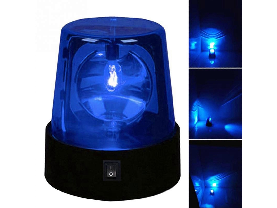 Rebe-luces De Alerta Rotativas Led Industriales, Señales Eléctricas Giratorias Para Emergencias Policia Bomberos Ambulancias Azul