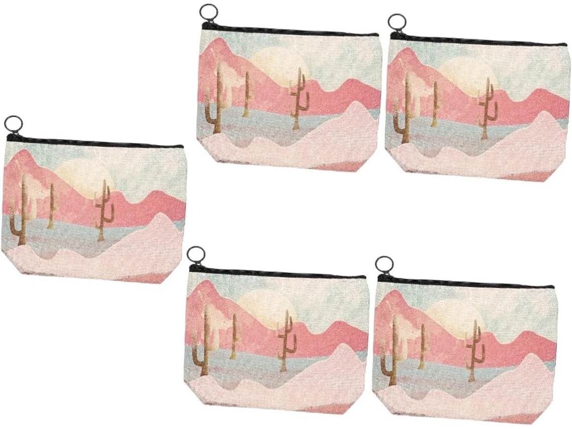 Neceser De Viaje Impermeable De 5 Piezas Con Organizador De Maquillaje.