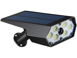 Lámpara Solar De Inducción Impermeable Para Montaje En Pared, Ideal Para Iluminación Exterior En Jardines Y Entradas De Vehículos.
