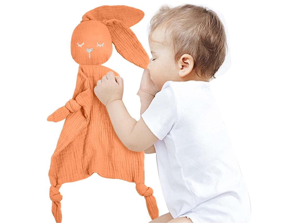 Manta De Confort Para Bebé Con Juguete Peluche Conejo, Manta Segura Para Niños