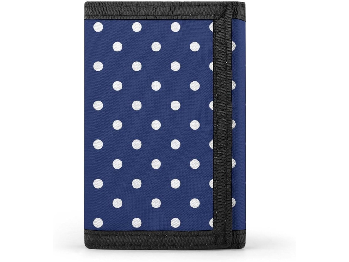 Cartera Poliéster Con Cremallera Para Hombre Diseño Estampado