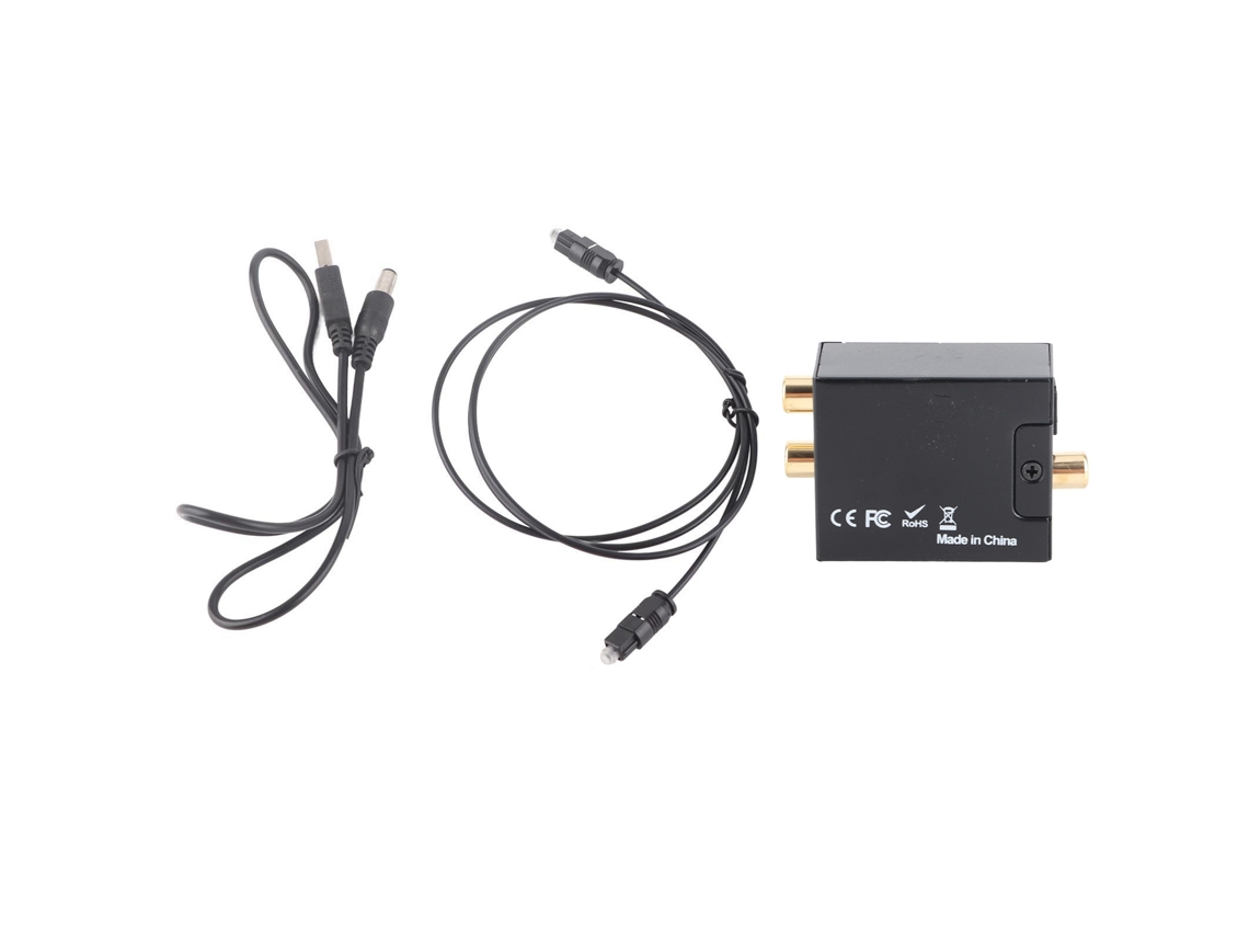 Convertidor De Audio Digital A Analógico Para Cables Coaxiales Y Ópticos Para Tv Y Ordenador.