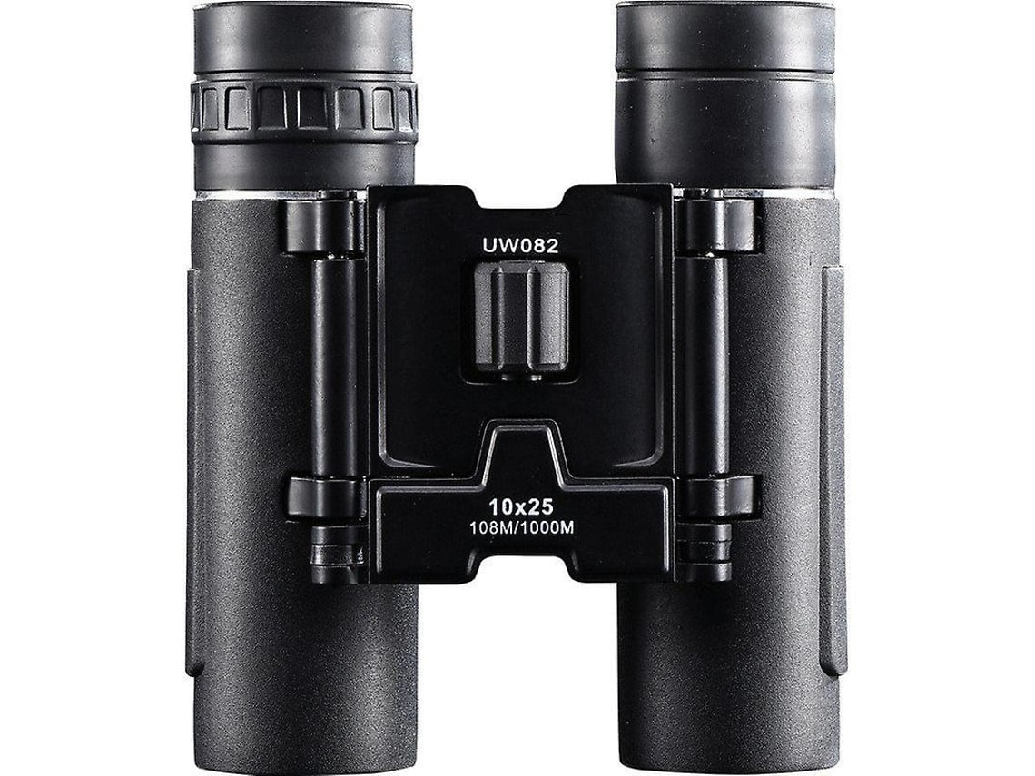 Binoculares para niños 10x25 de alta potencia HD, telescopio, visión nocturna con poca luz, color negro USHION