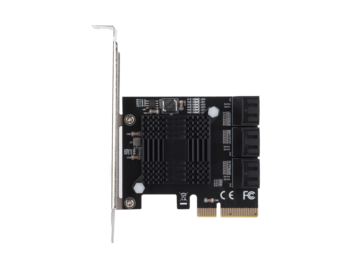 Tarjeta De Expansión Sata Ligera Y Portátil, Chip Asm, 5 Terminales De Conexión, Tarjeta Elevadora Pcb Para Escritorio Con Windows