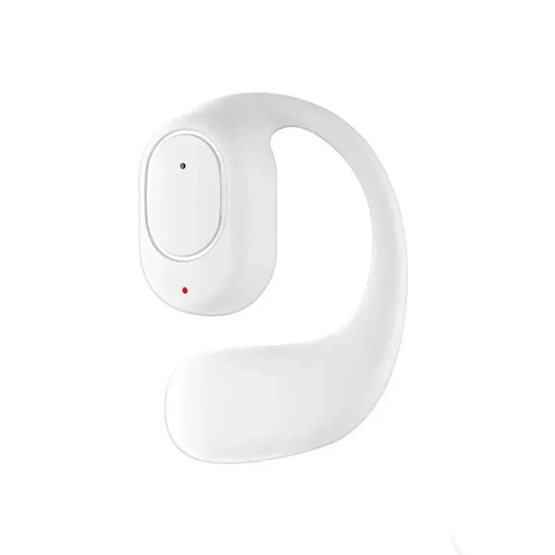 Auriculares Inalámbricos (blancos), Ows, De Un Solo Conductor De Aire, De Alta Fidelidad, Con Gancho Para La Oreja