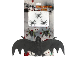 Decoraciones de Halloween DISFRAZZES Arañas con Murciélago (3 Un)